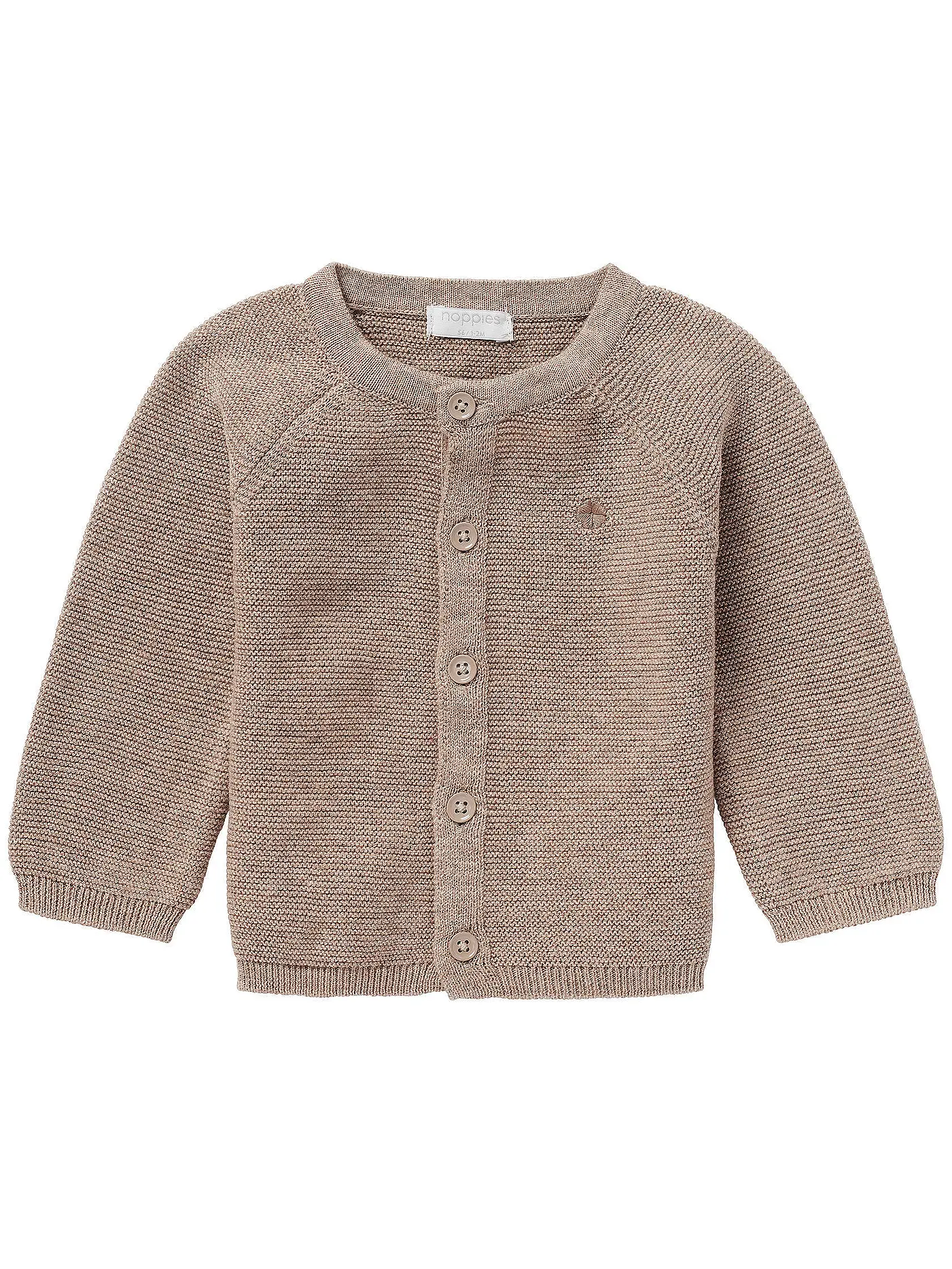 NOPPIES | Baby Strickjacke  NAGA | hellbraun