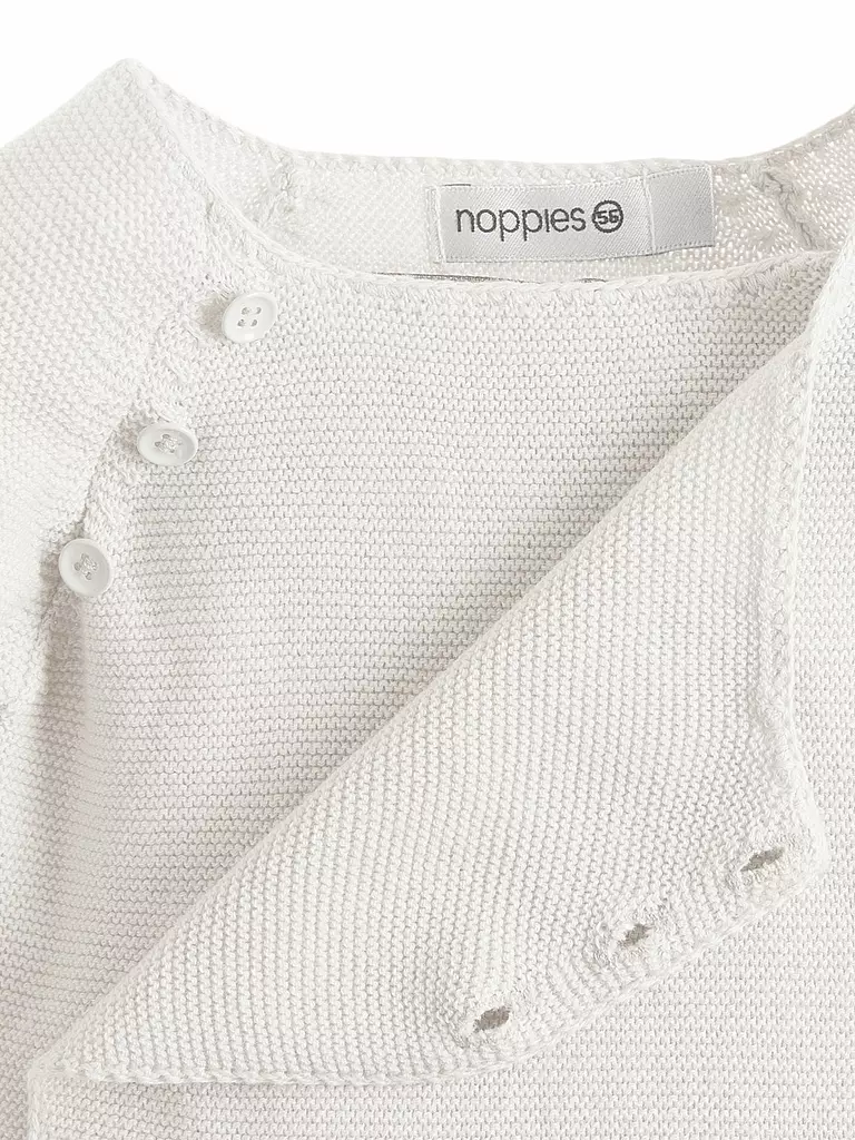 NOPPIES | Baby Strickjacke PINO | weiss