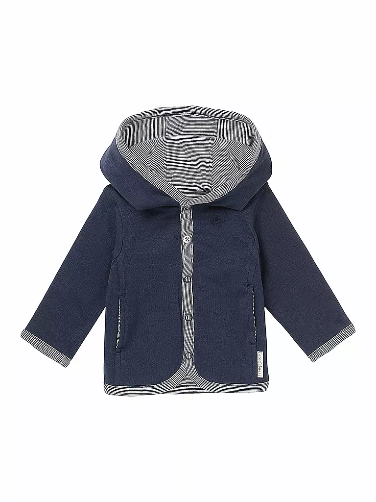 NOPPIES | Baby Wende Sweatjacke JOKE | blau