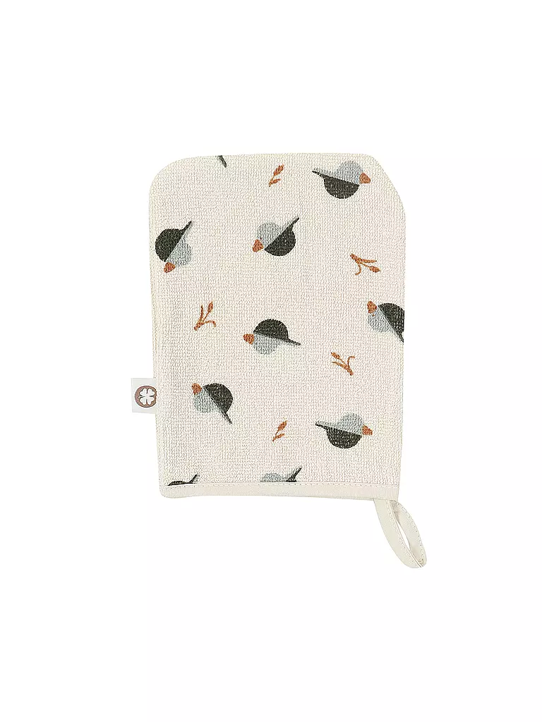 NOPPIES | Waschlappen PRINTED DUCK 2er Pkg  | beige