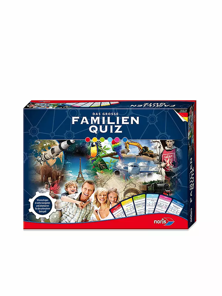 NORIS | Brettspiel  - Das große Familienquiz | keine Farbe