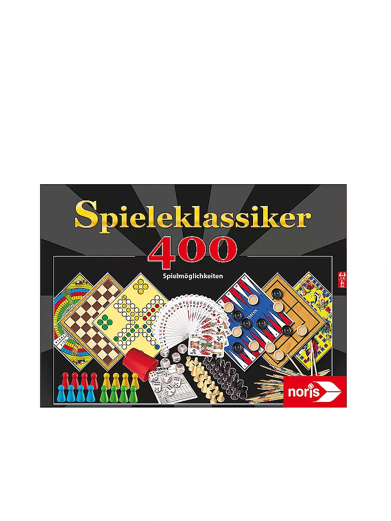 NORIS | Spieleklassiker mit 400 Spielmöglichkeiten | keine Farbe