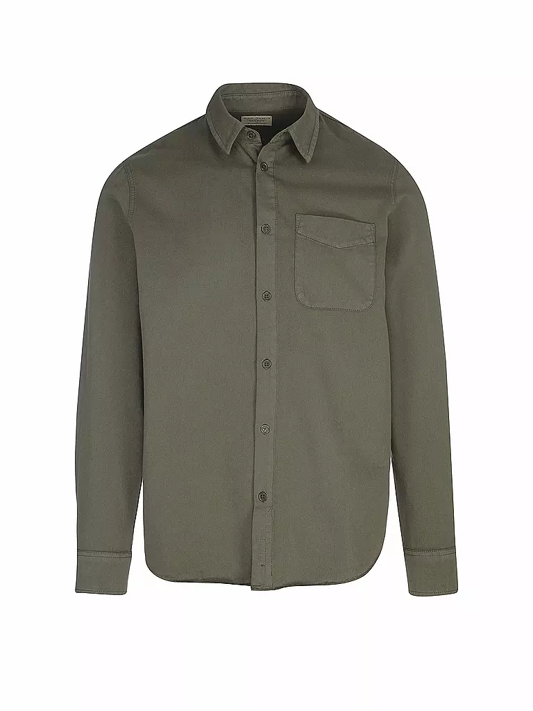 NUDIE JEANS | Hemd Chet Pigment Dyed | olive