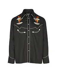 NUDIE JEANS | Hemd GONZO WESTERN | Schwarz