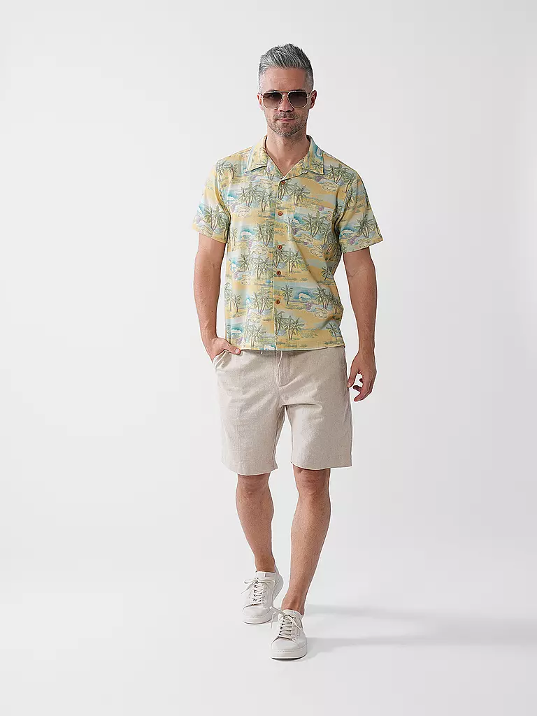 NUDIE JEANS | Hemd Regular Fit  | gelb
