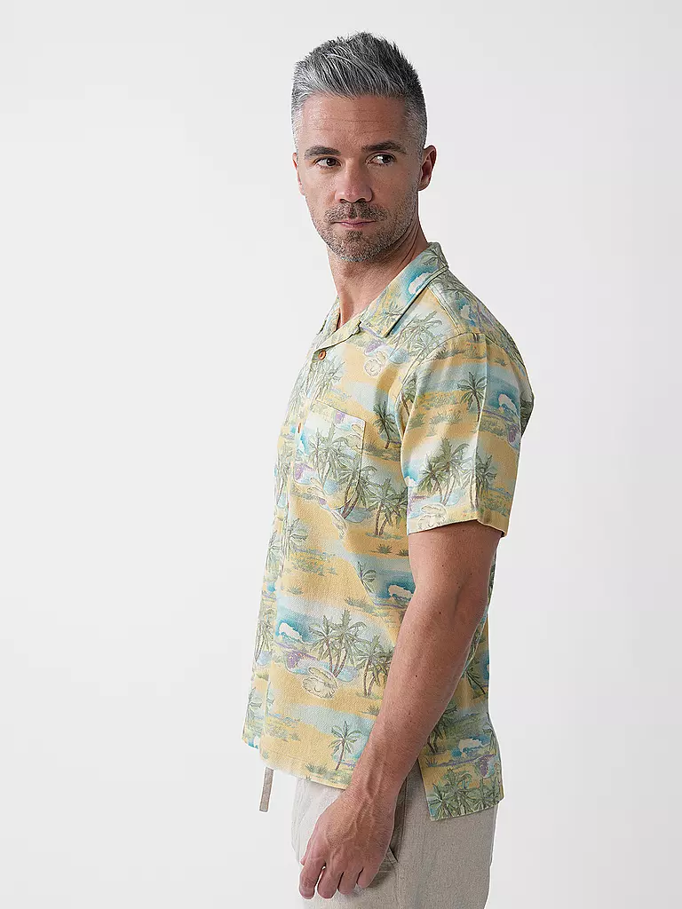 NUDIE JEANS | Hemd Regular Fit  | gelb
