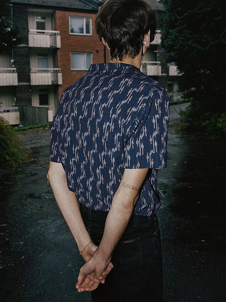 NUDIE JEANS | Hemd Regular Fit ARVID | dunkelblau