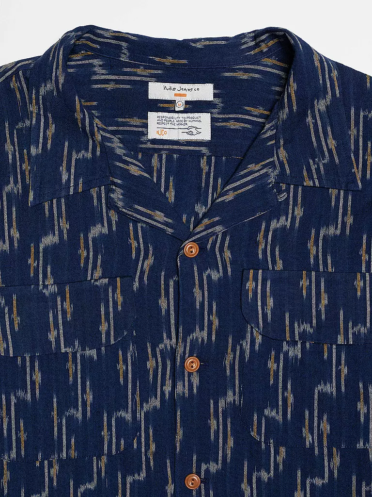 NUDIE JEANS | Hemd Regular Fit ARVID | dunkelblau