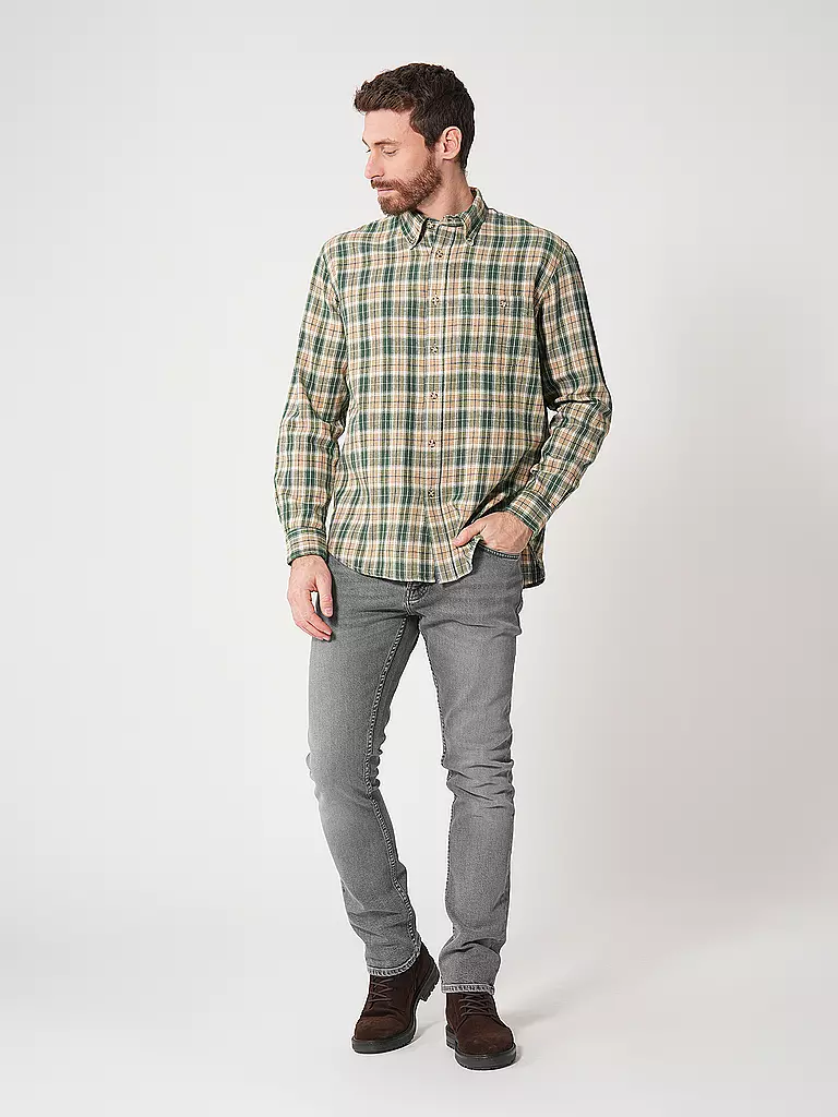 NUDIE JEANS | Hemd Regular Fit JULIAN FARMERS | dunkelgrün