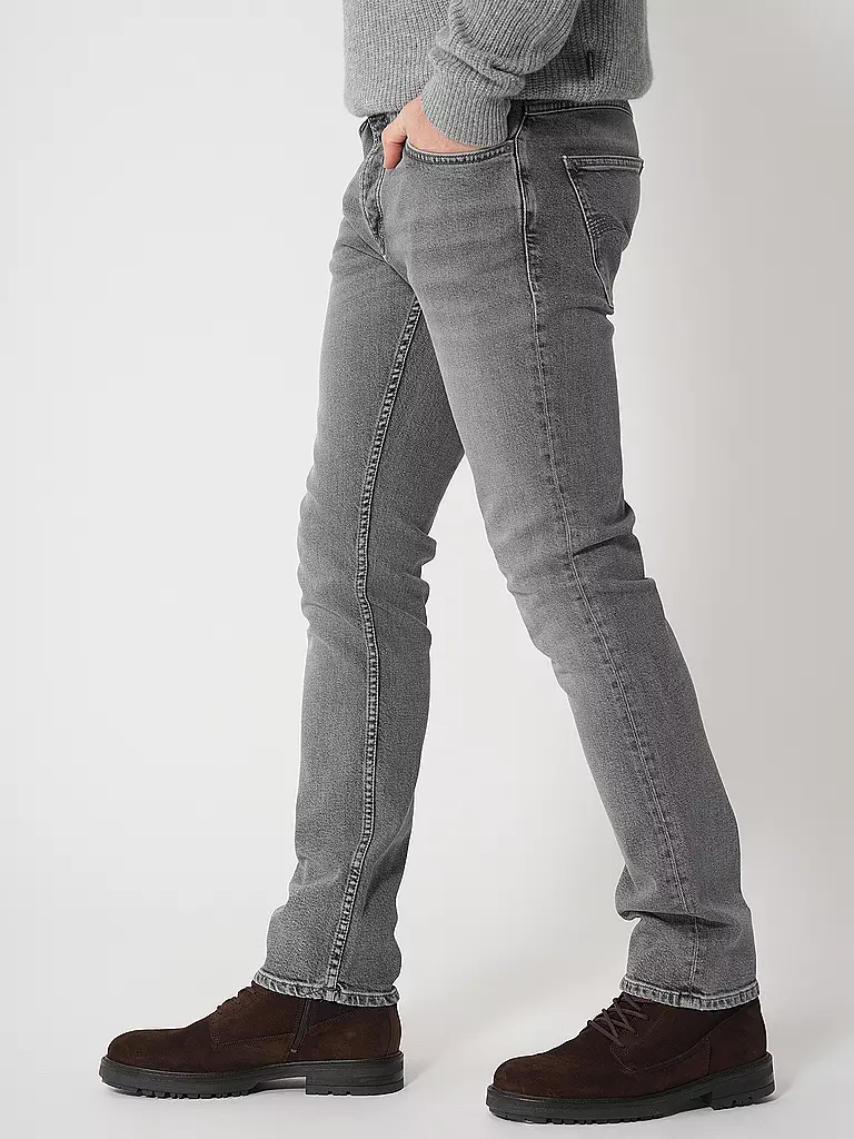NUDIE JEANS | Jeans Slim Fit GRIM TIM GREY DAY | grau