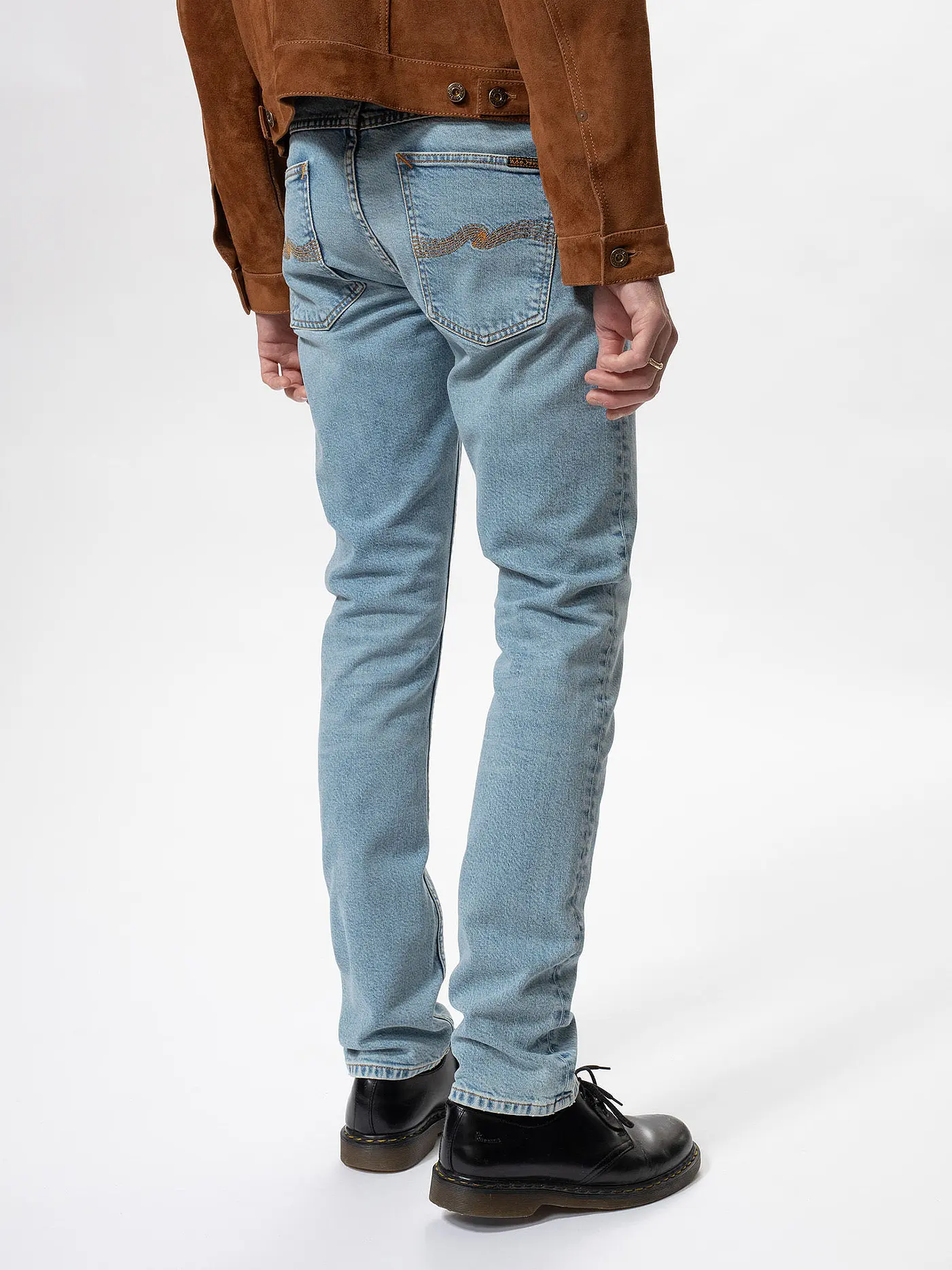 NUDIE JEANS | Jeans Slim Fit LEAN DEAN BLUE NOISE | hellblau