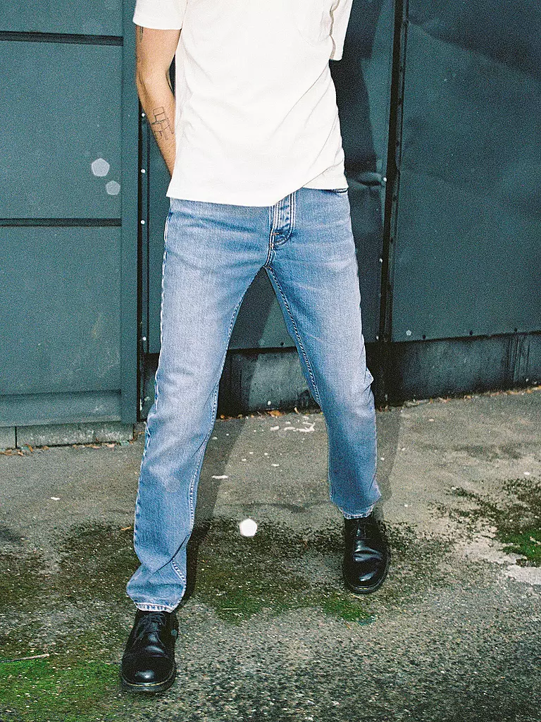 NUDIE JEANS | Jeans Straight Fit OLLIE WORN VINTAGE | blau