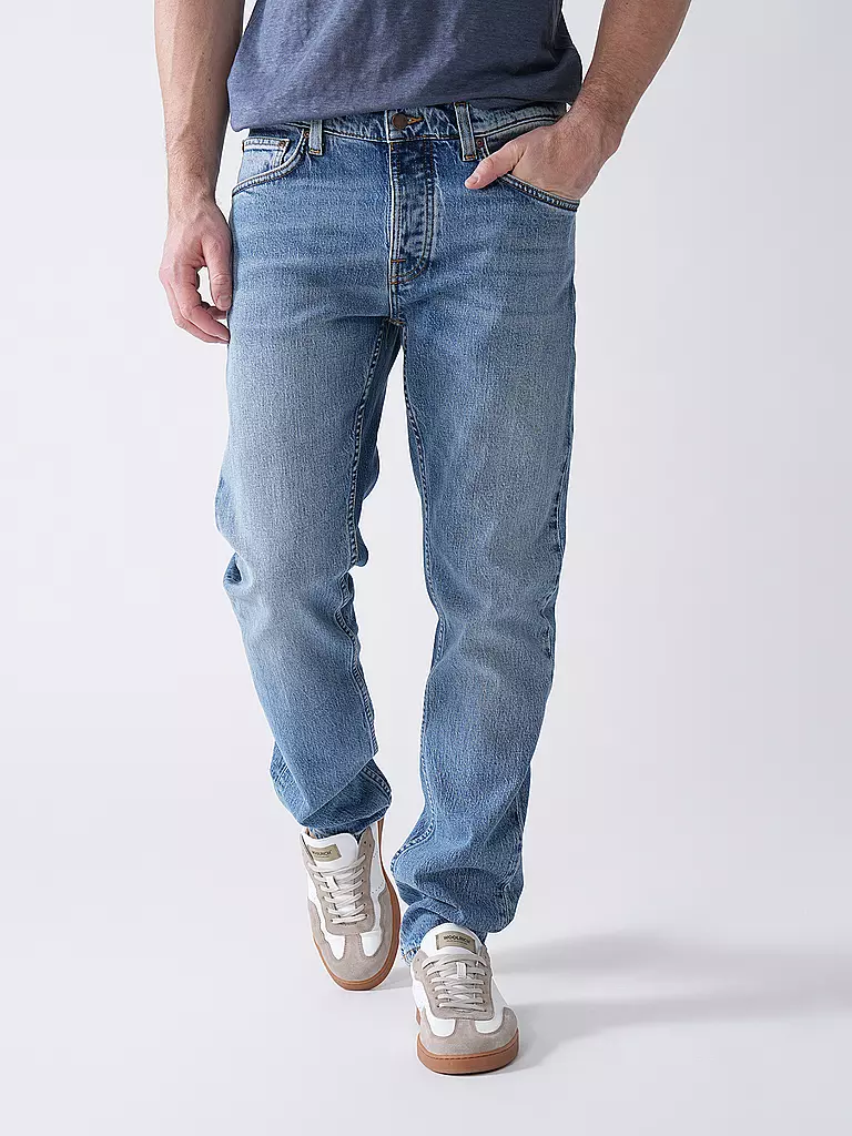 NUDIE JEANS | Jeans Straight Fit OLLIE WORN VINTAGE | blau