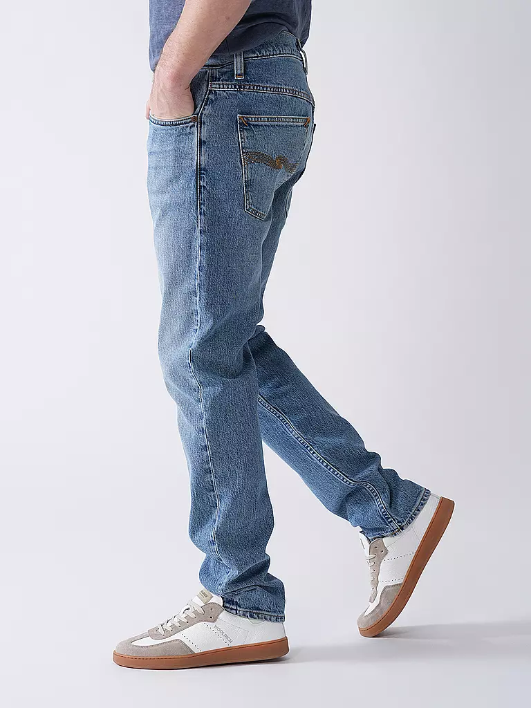NUDIE JEANS | Jeans Straight Fit OLLIE WORN VINTAGE | blau