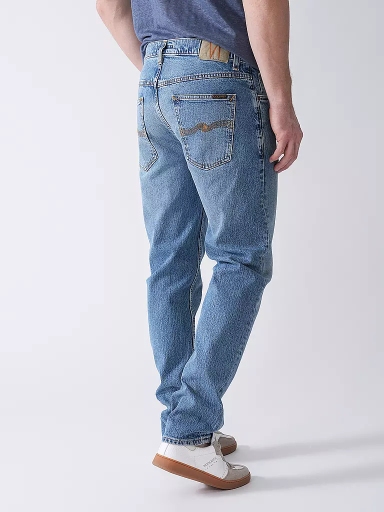 NUDIE JEANS | Jeans Straight Fit OLLIE WORN VINTAGE | blau