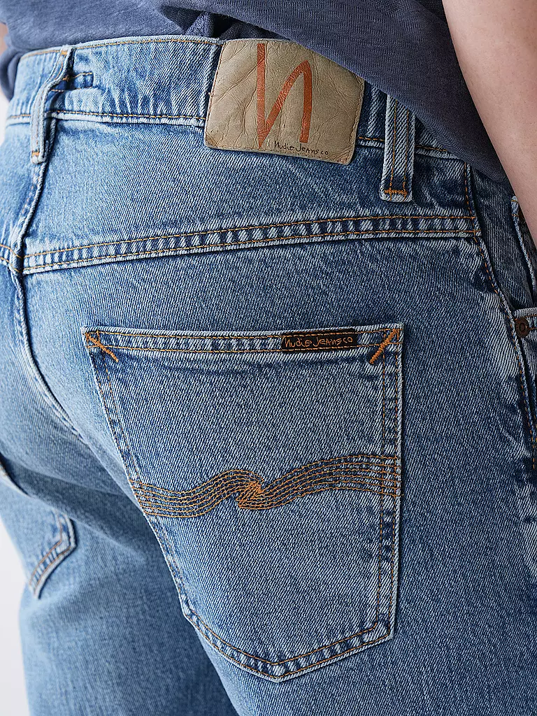 NUDIE JEANS | Jeans Straight Fit OLLIE WORN VINTAGE | blau