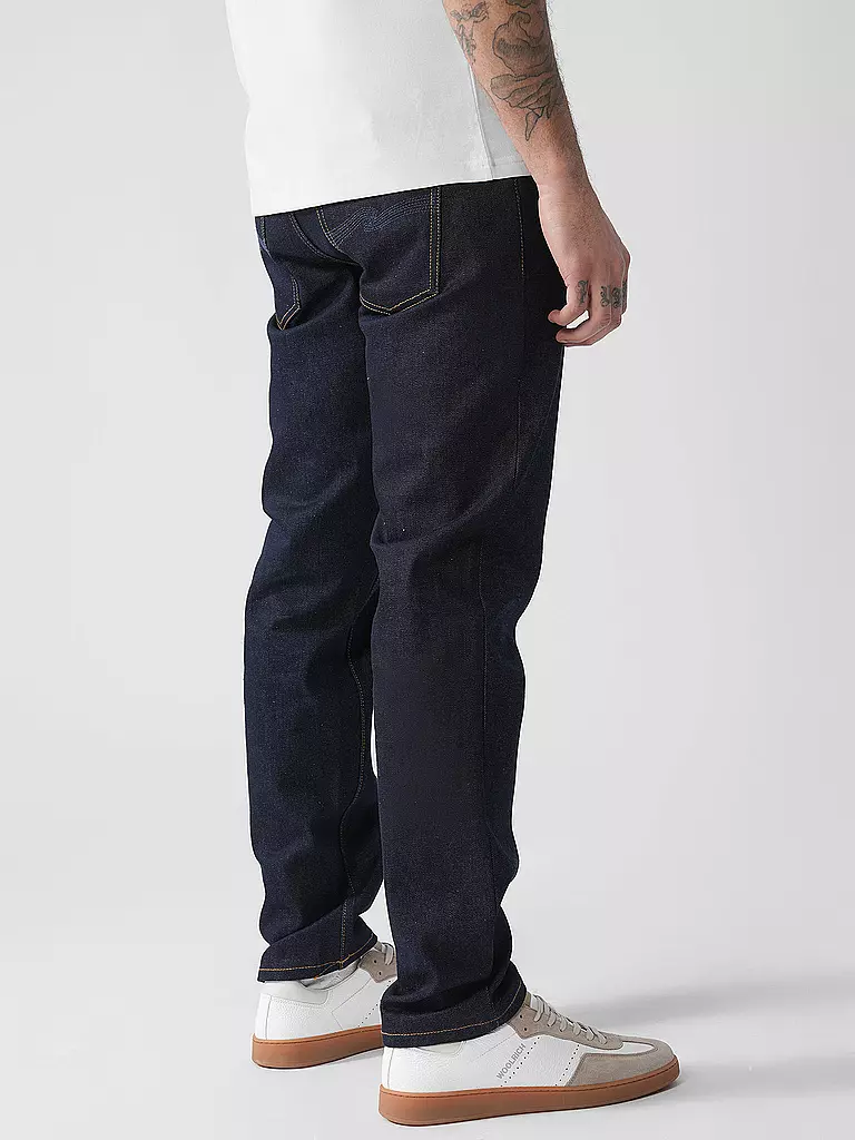 NUDIE JEANS | Jeans Straight Fit SOLID OLLIE  | schwarz