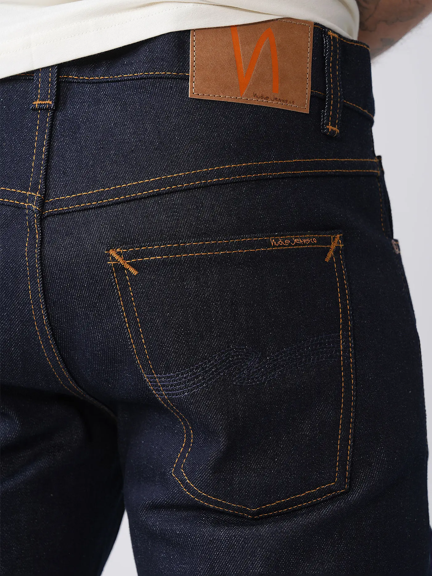 NUDIE JEANS | Jeans Straight Fit SOLID OLLIE  | schwarz
