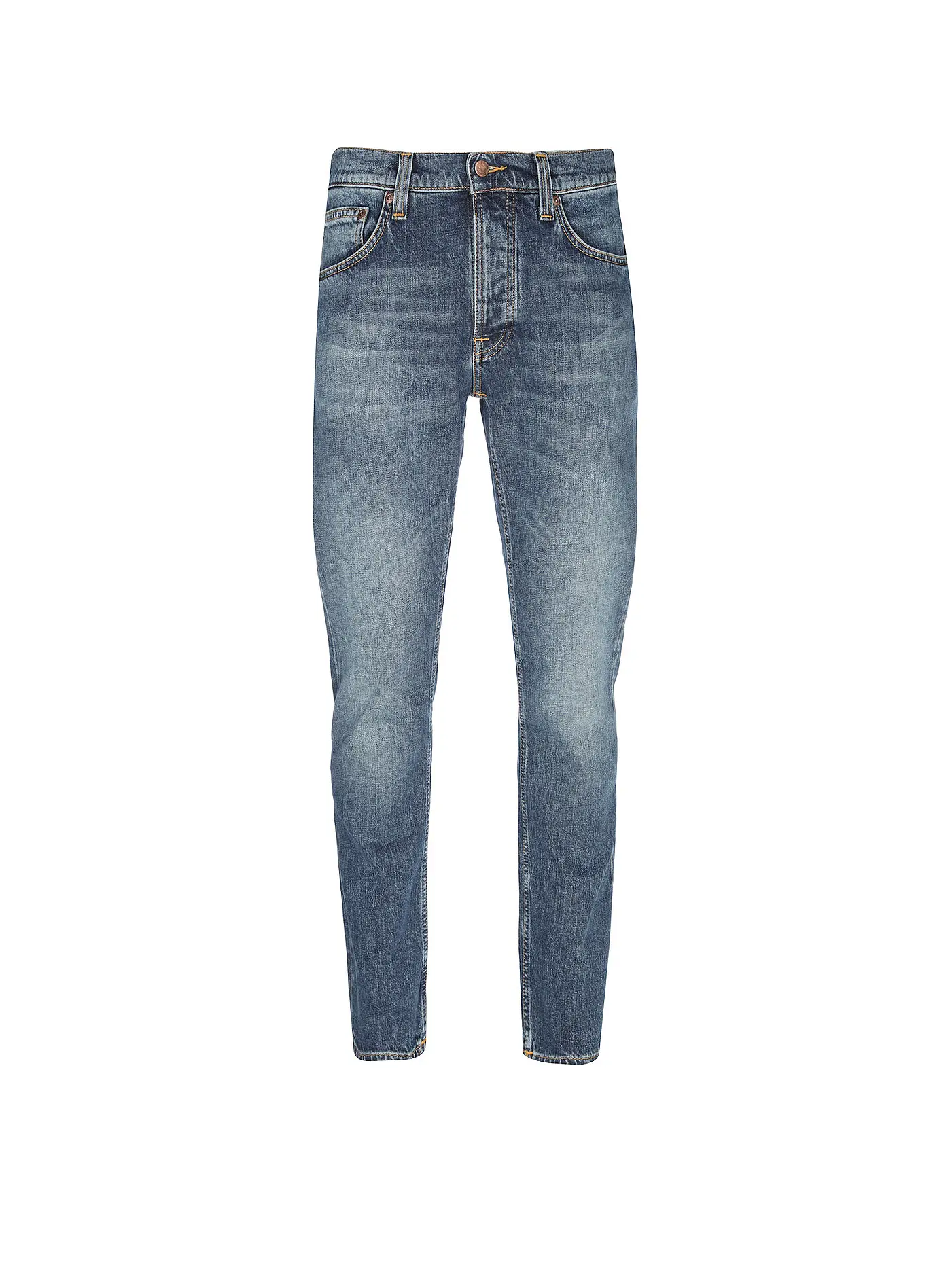 NUDIE JEANS | Jeans Straight Fit SOLID OLLIE | blau
