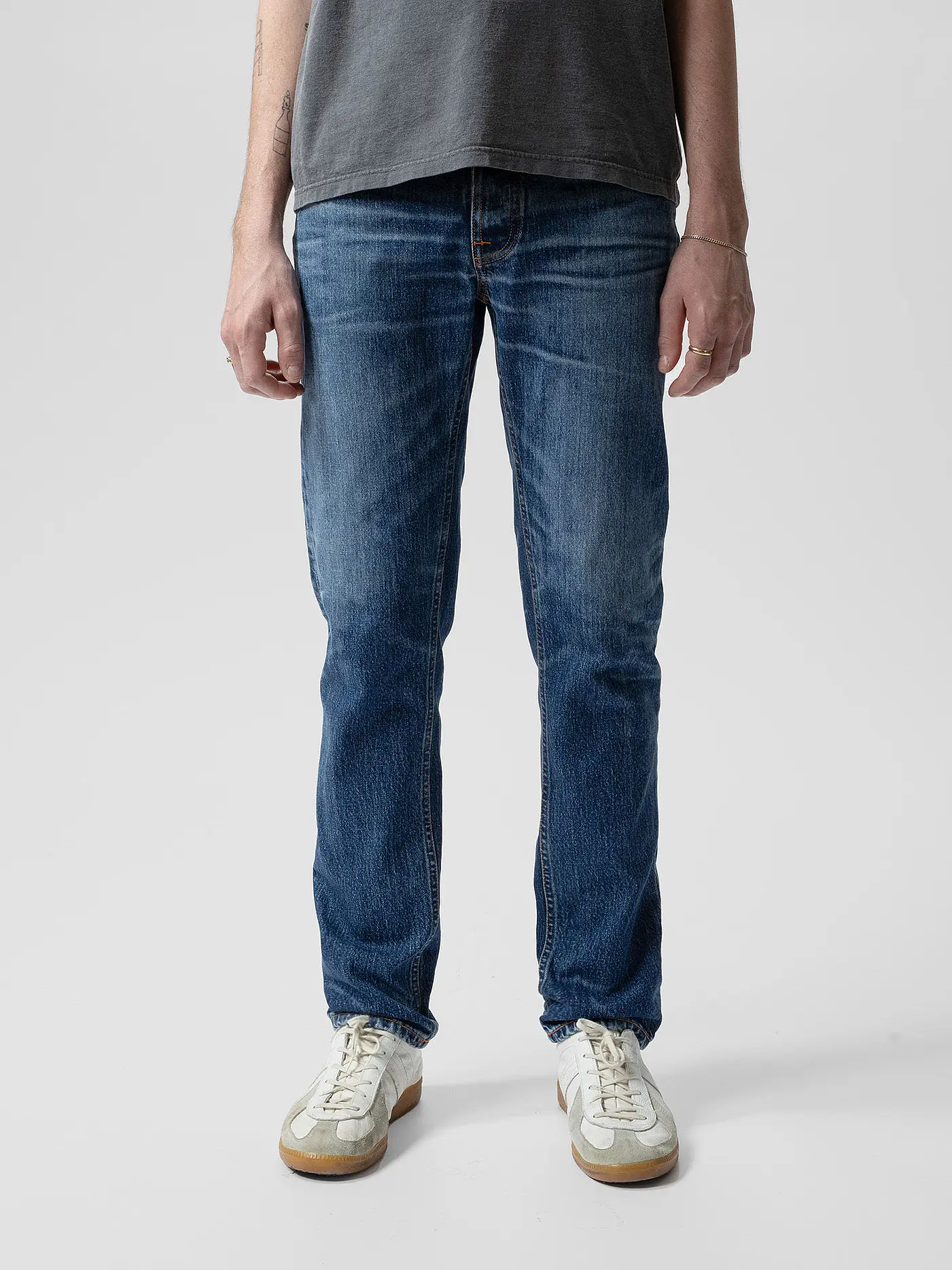 NUDIE JEANS | Jeans Straight Fit SOLID OLLIE | blau