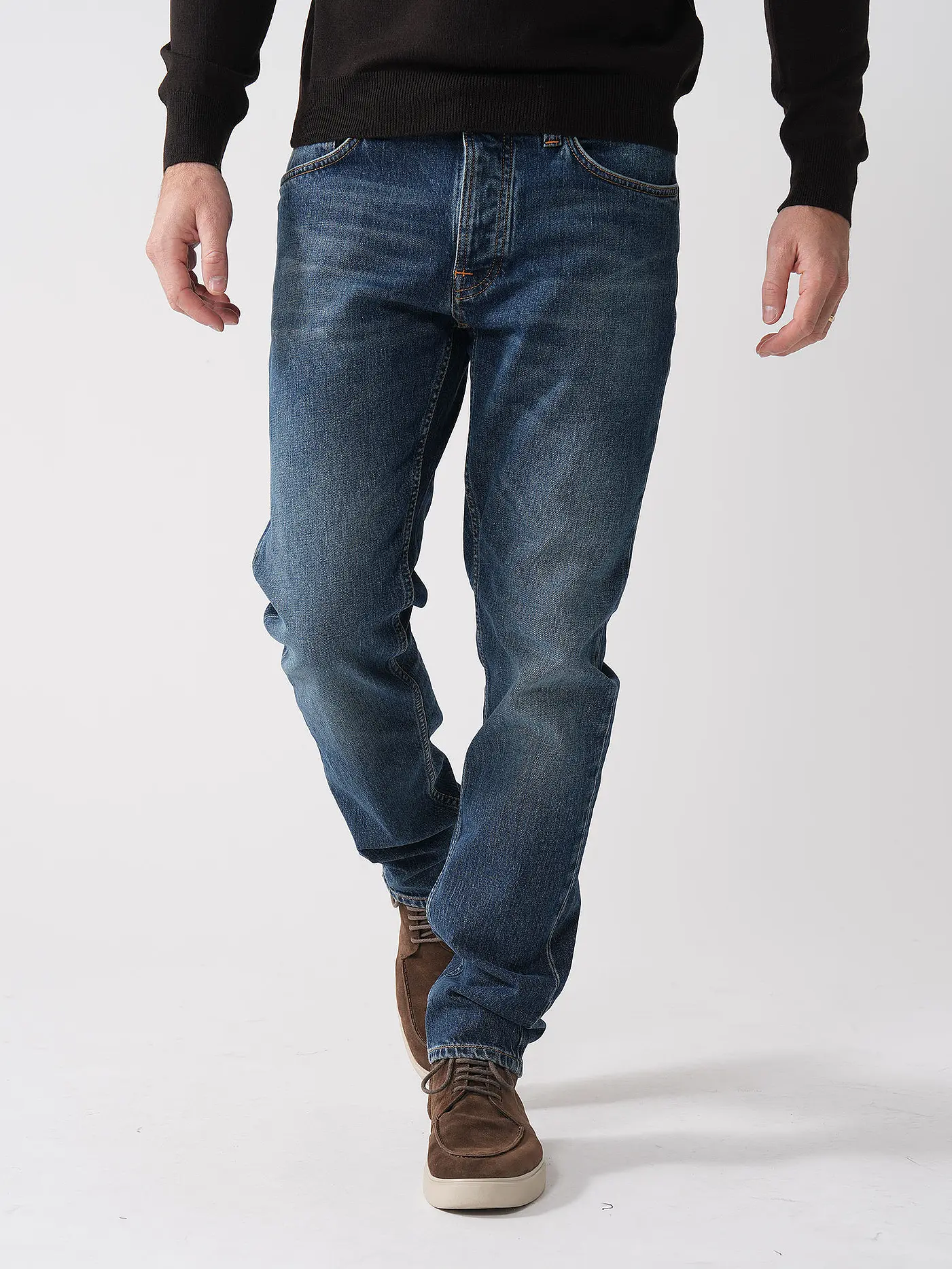 NUDIE JEANS | Jeans Straight Fit SOLID OLLIE | blau