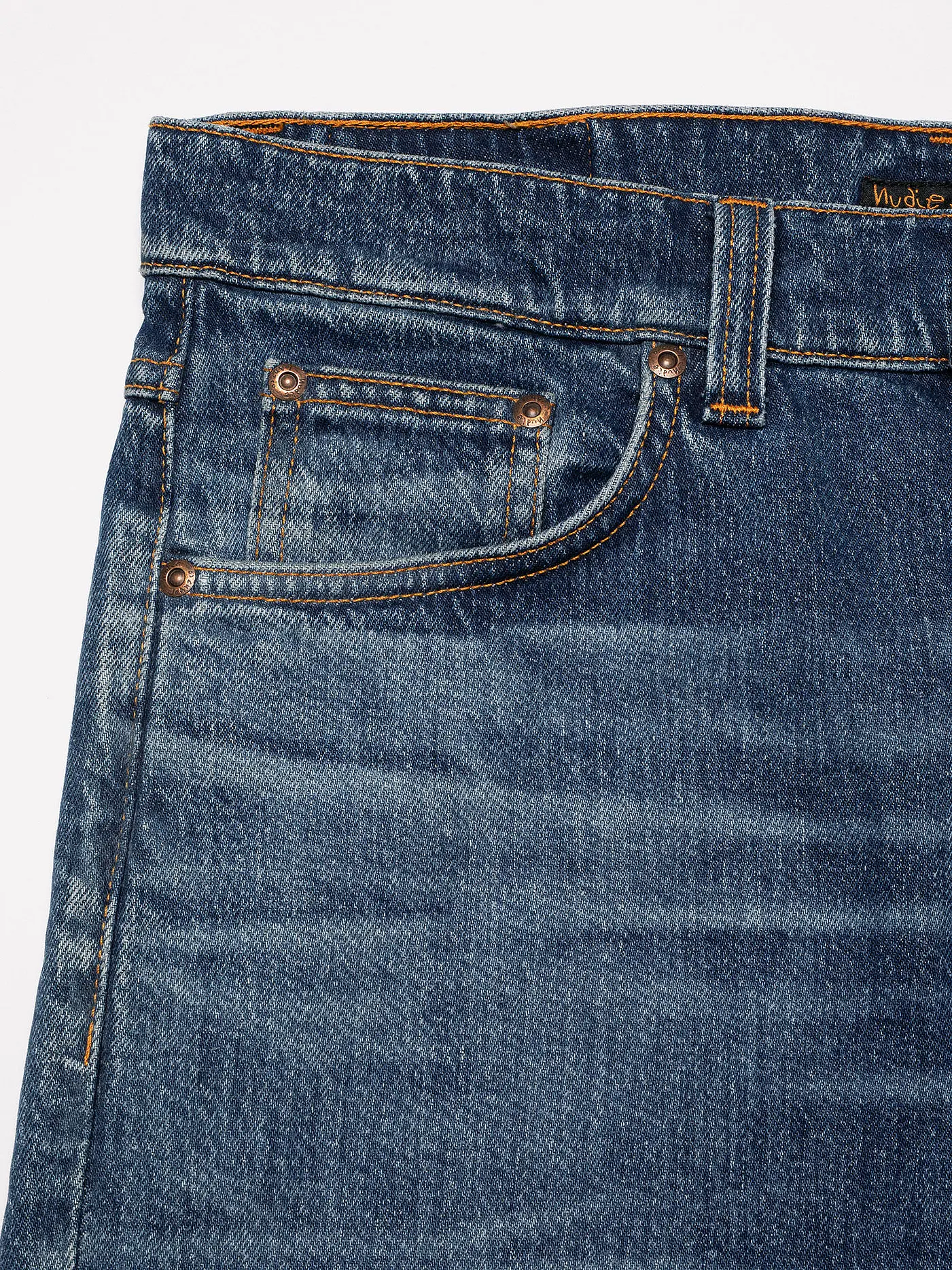 NUDIE JEANS | Jeans Straight Fit SOLID OLLIE | blau