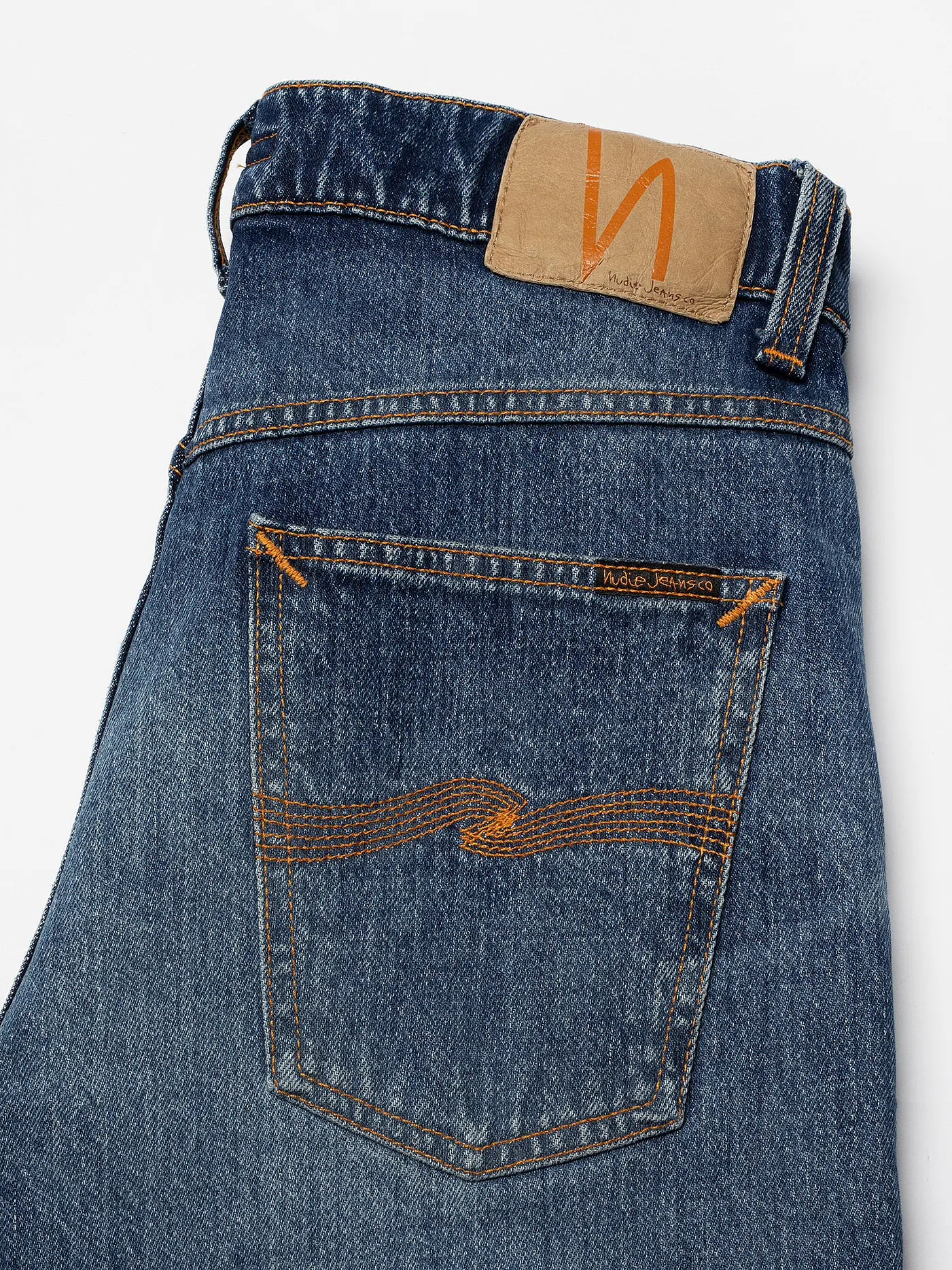 NUDIE JEANS | Jeans Straight Fit SOLID OLLIE | blau