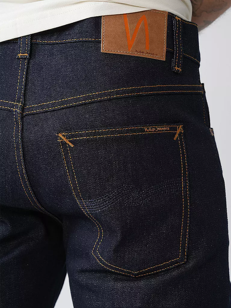 NUDIE JEANS | Jeans Straight Fit SOLID OLLIE | schwarz