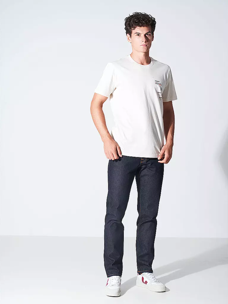 NUDIE JEANS | Jeans Straight Fit Steady Eddie Second  | blau