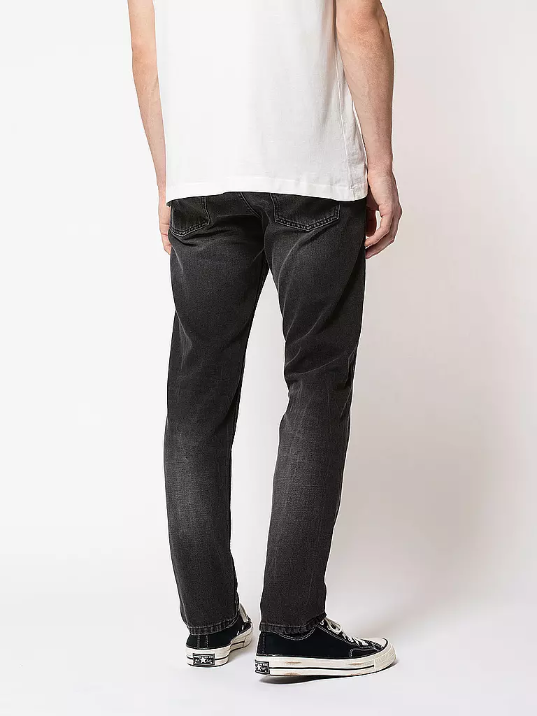 NUDIE JEANS | Jeans Tapered Fit Edddie | schwarz