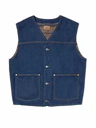 NUDIE JEANS | Jeansgilet HARRY RINSE | blau