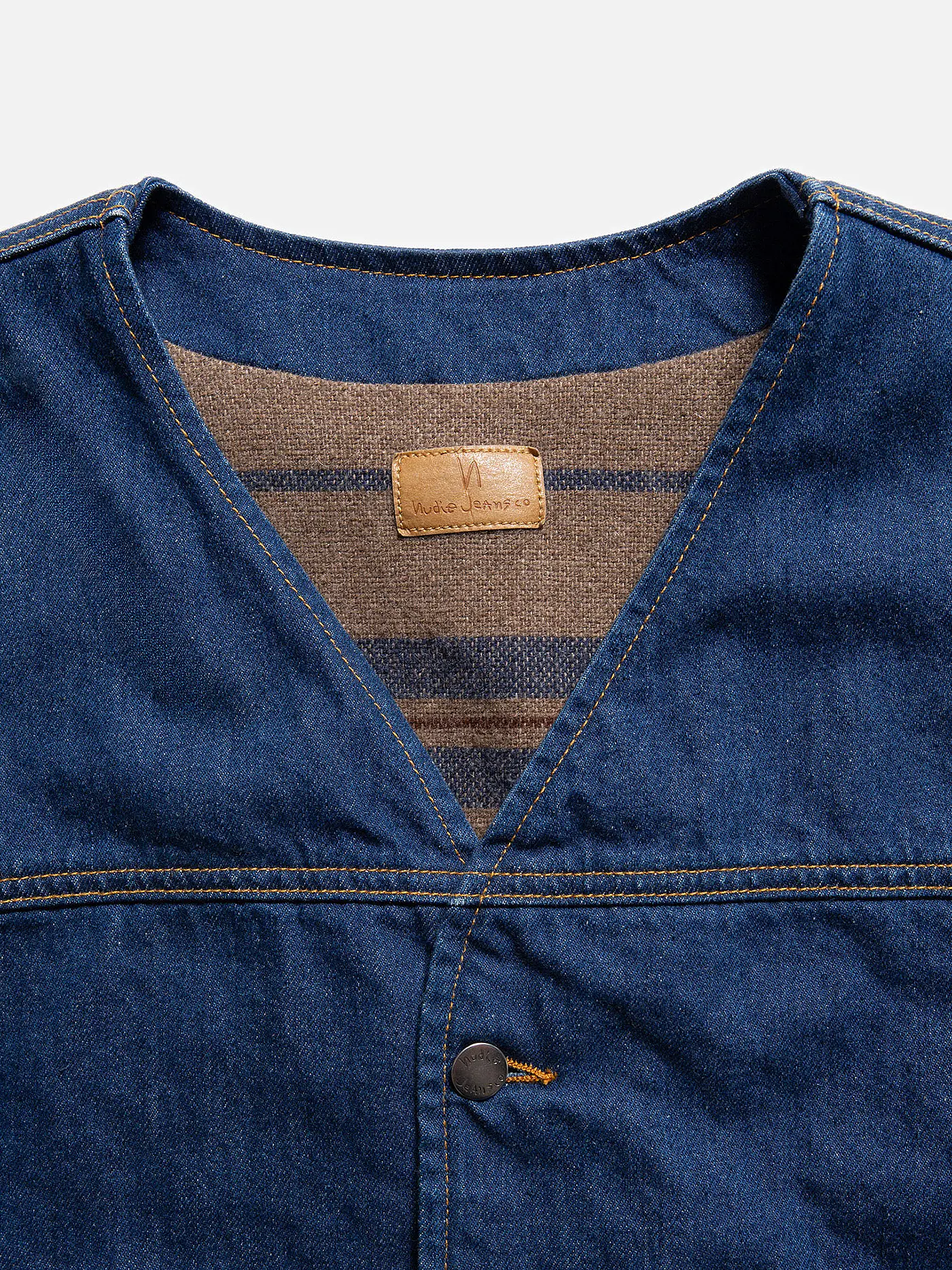 NUDIE JEANS | Jeansgilet HARRY RINSE | blau