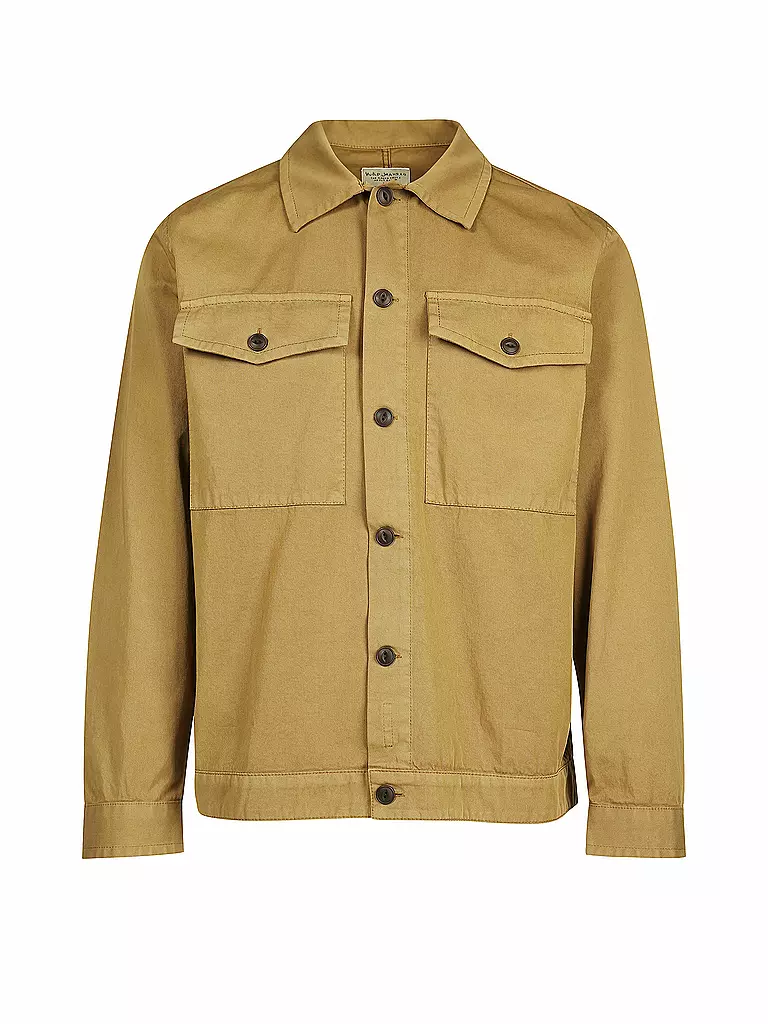 NUDIE JEANS | Overshirt - Hemd Regular Fit " Colin " | Camel