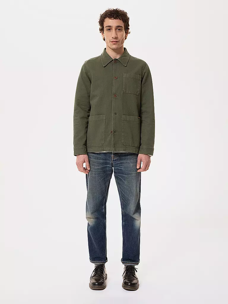 NUDIE JEANS | Overshirt Barney | grün