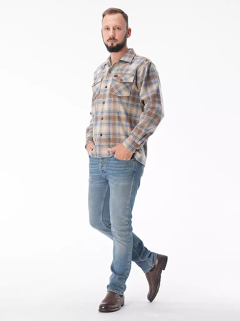 NUDIE JEANS | Overshirt | beige