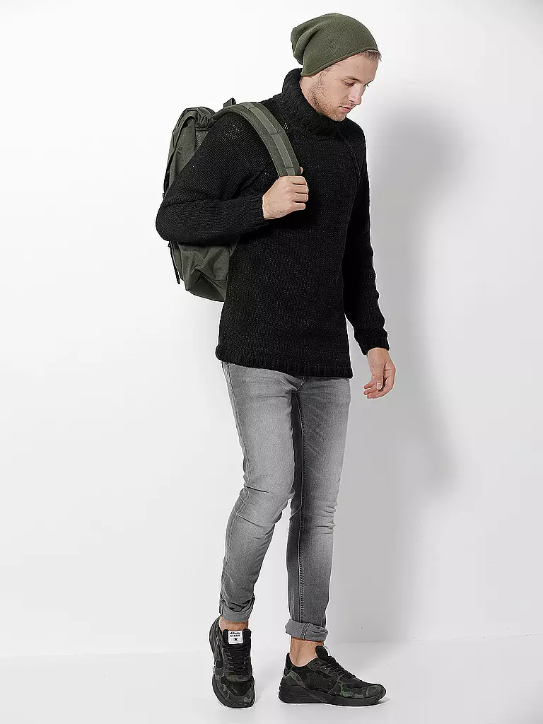 NUDIE JEANS | Rollkragen-Pullover "Hans" | schwarz