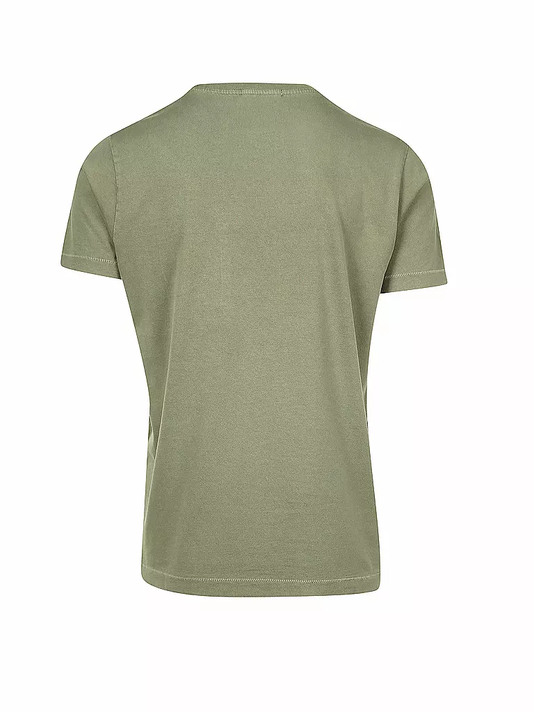 NUDIE JEANS | T Shirt Regular Fit " Roy " | grün