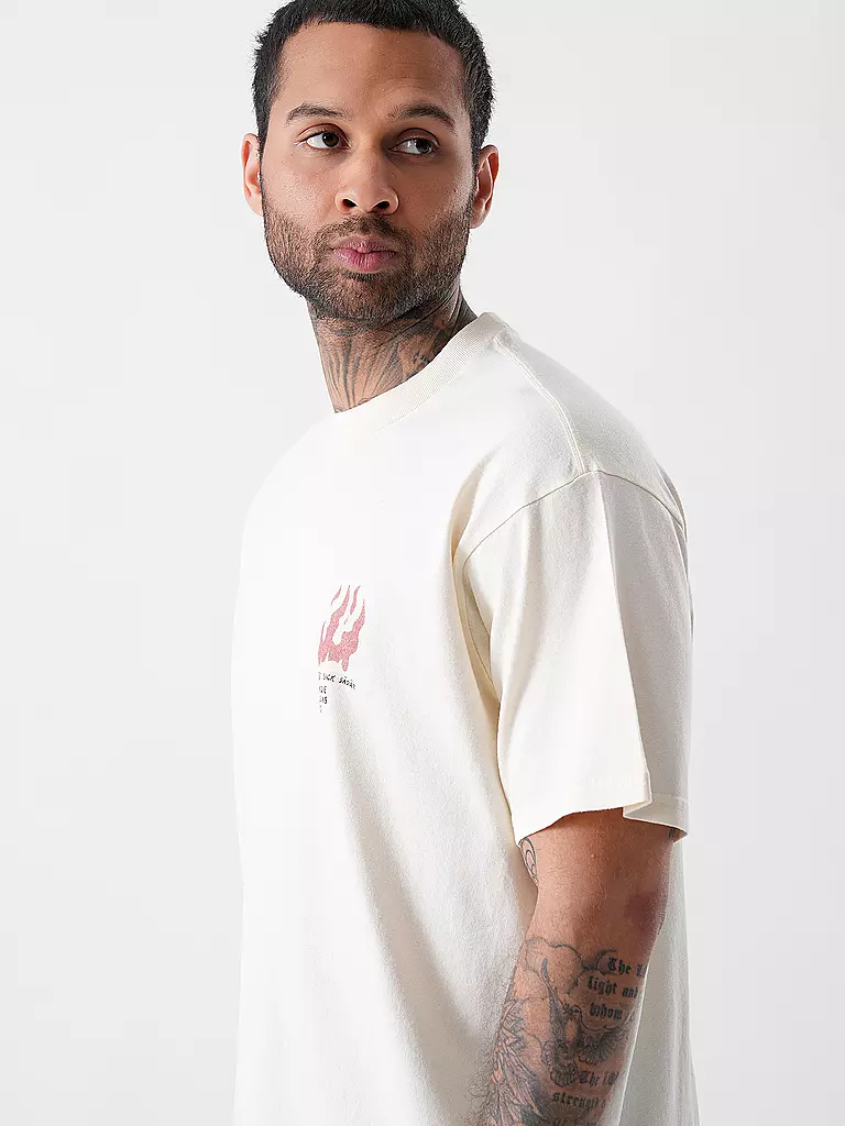 NUDIE JEANS | T-Shirt  | creme