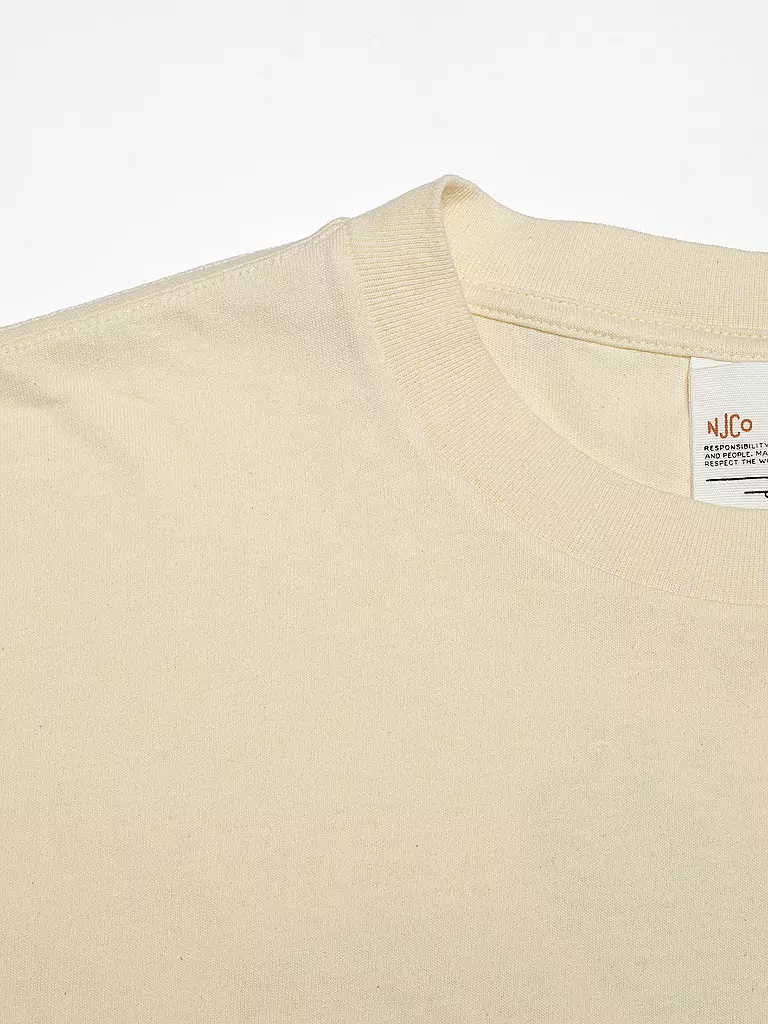 NUDIE JEANS | T-Shirt  | creme
