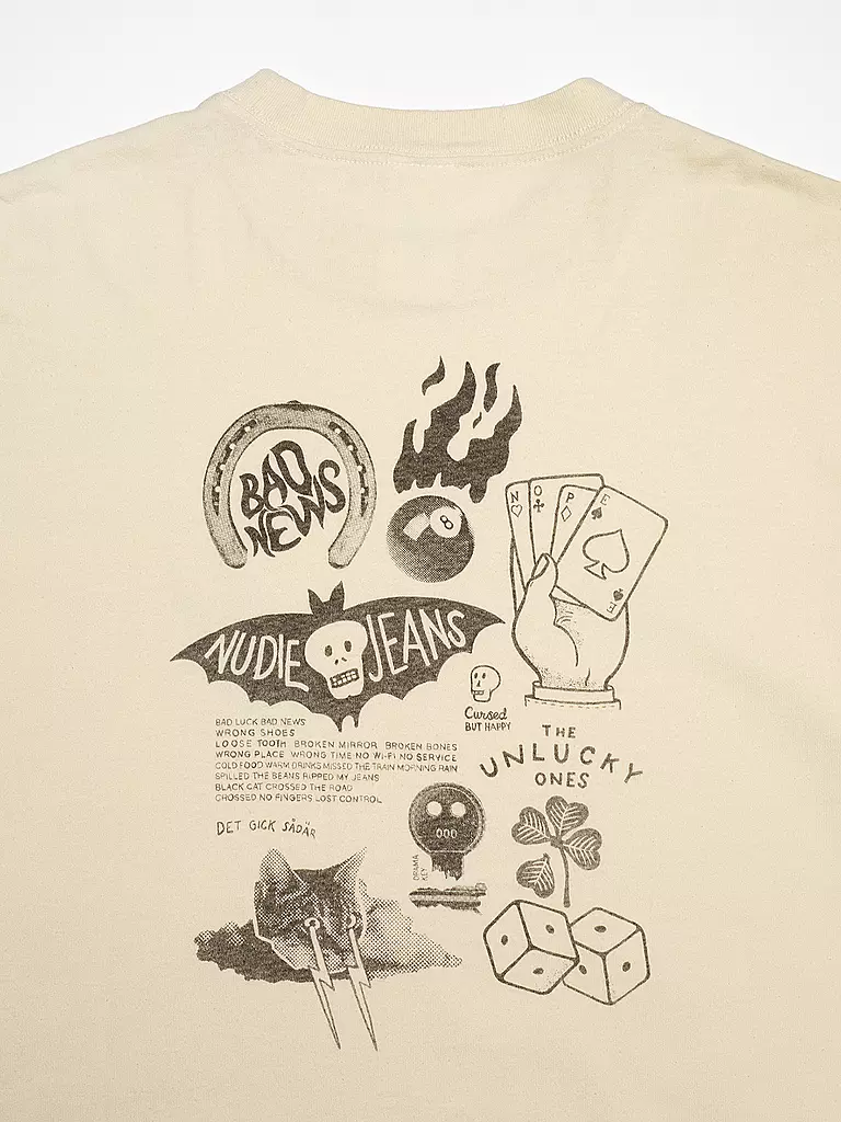 NUDIE JEANS | T-Shirt  | creme