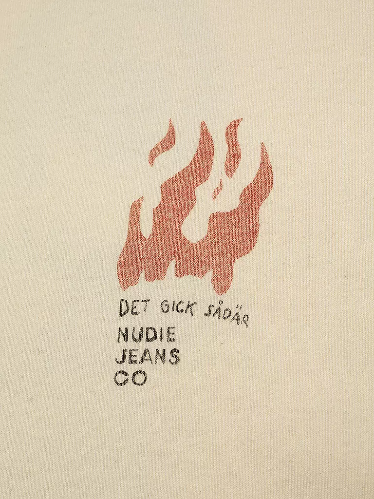 NUDIE JEANS | T-Shirt  | creme