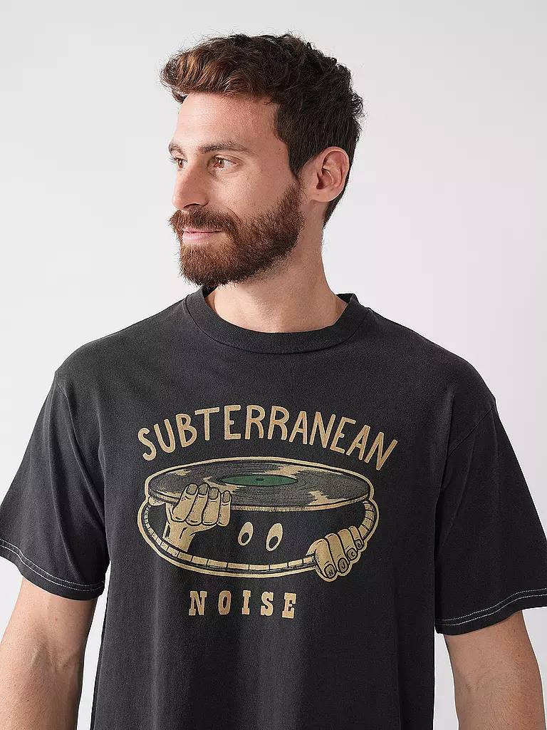 NUDIE JEANS | T-Shirt KOFFE SUB NOISE | grau