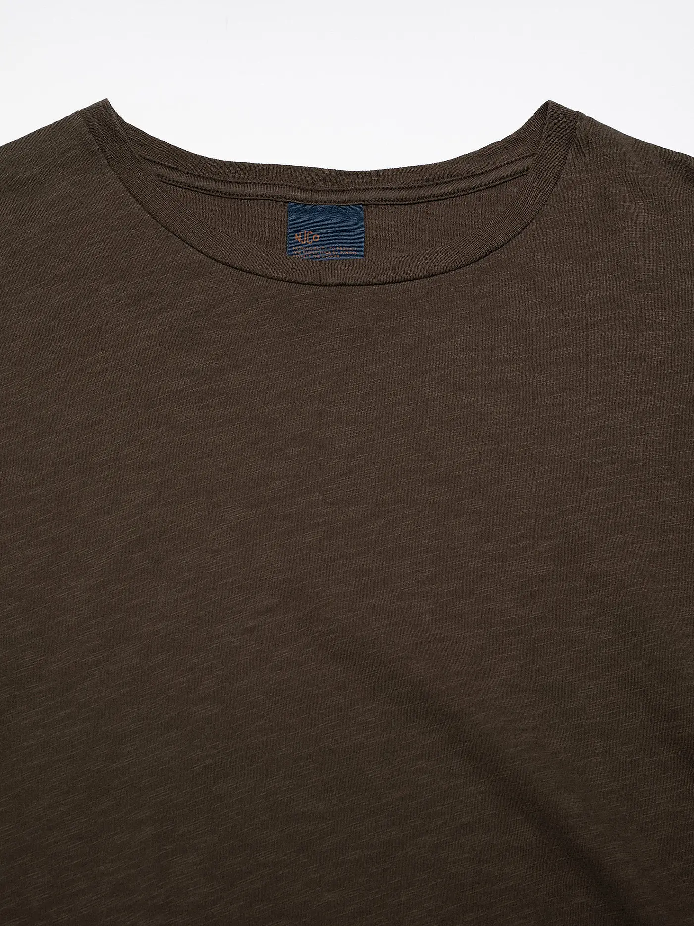 NUDIE JEANS | T-Shirt ROFFE | schwarz