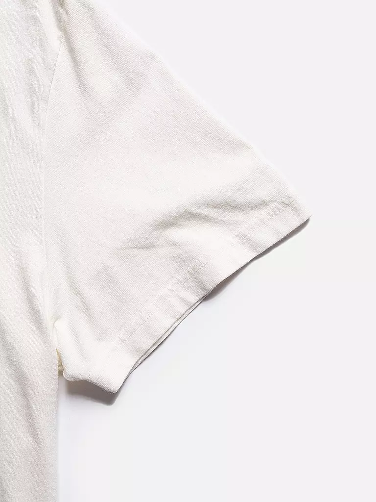 NUDIE JEANS | T-Shirt ROY  | creme