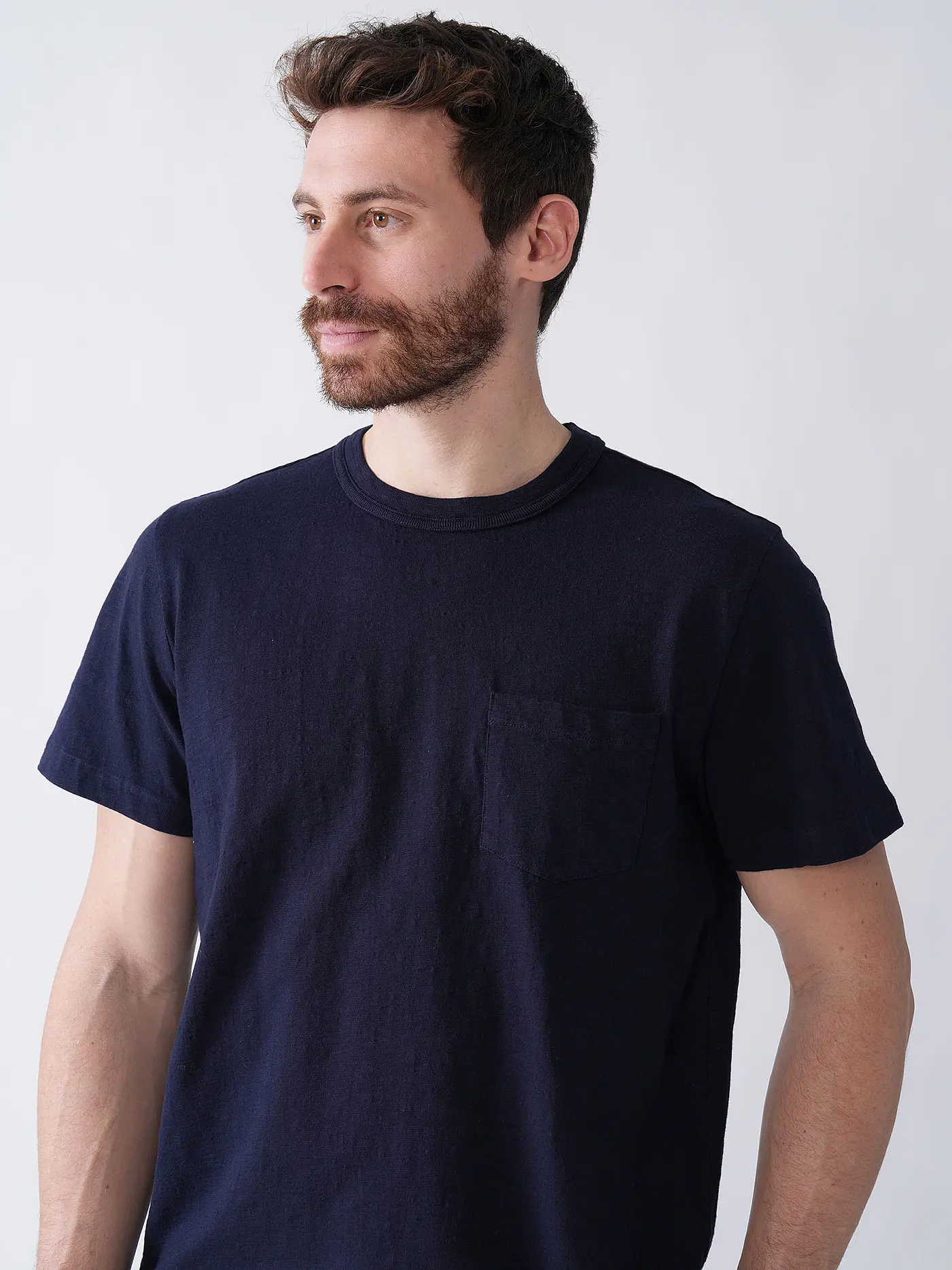 NUDIE JEANS | T-Shirt ROY | dunkelblau
