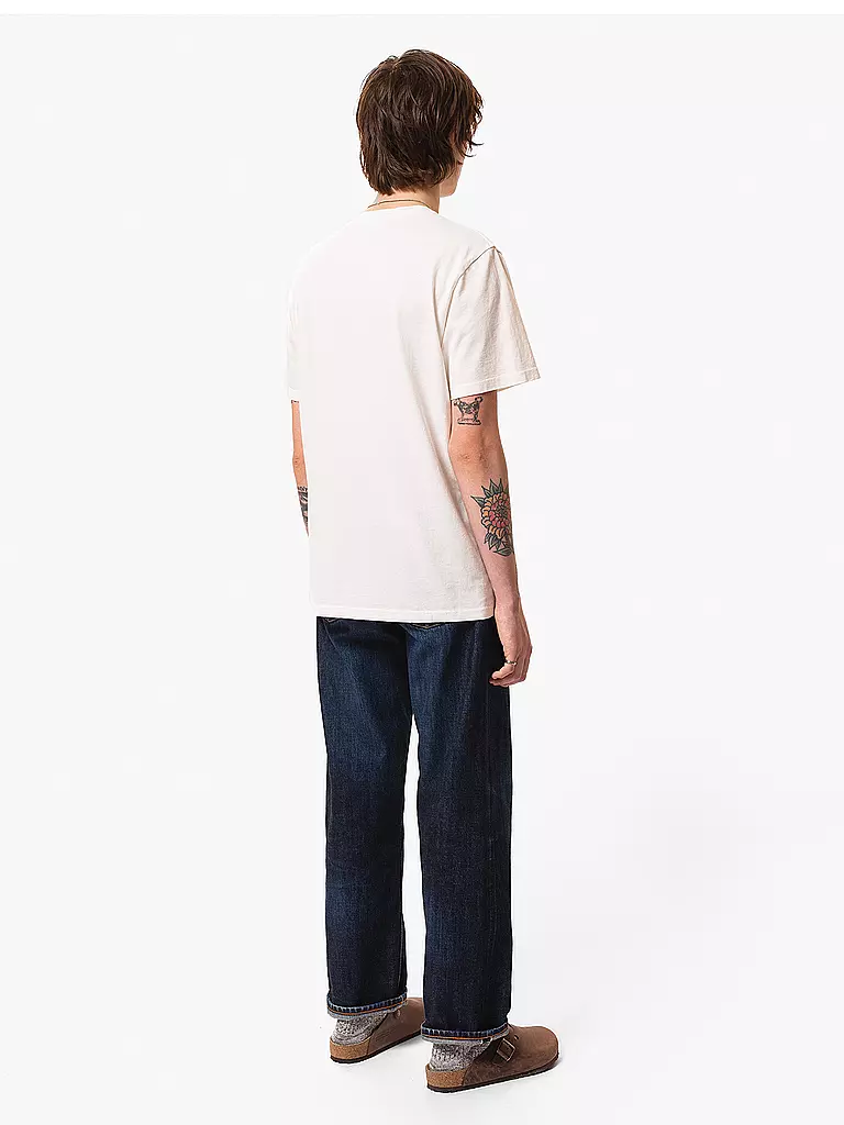 NUDIE JEANS | T-Shirt ROY | weiss