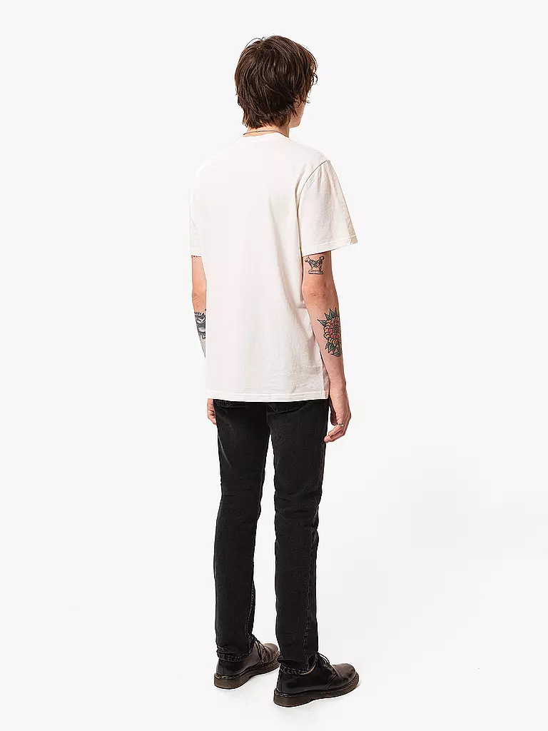 NUDIE JEANS | T-Shirt ROY | weiss
