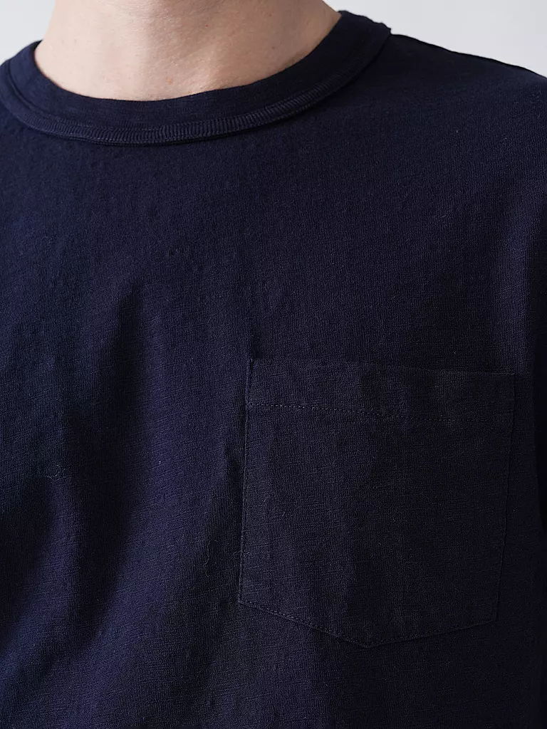 NUDIE JEANS | T-Shirt ROY | dunkelblau
