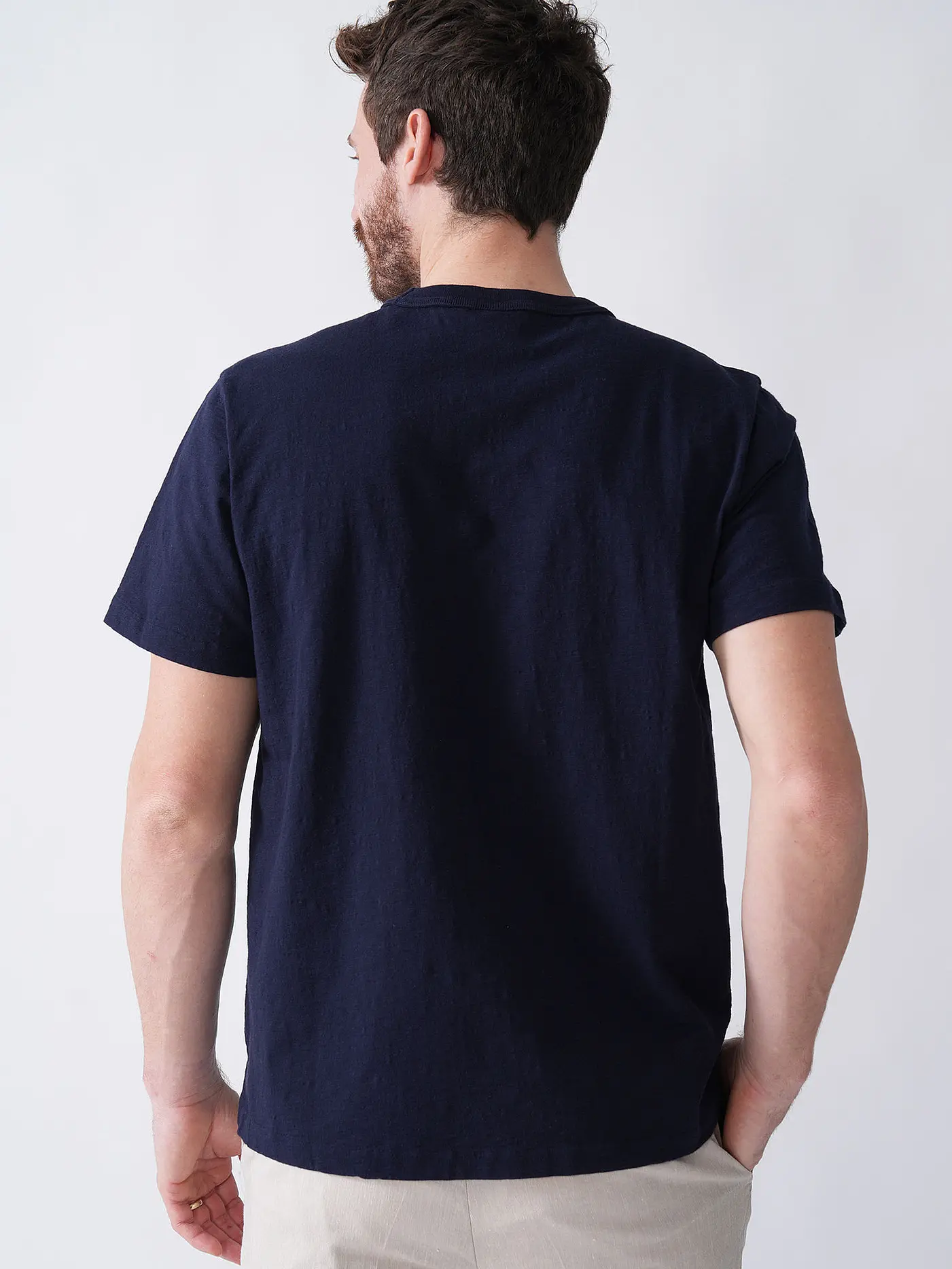 NUDIE JEANS | T-Shirt ROY | dunkelblau