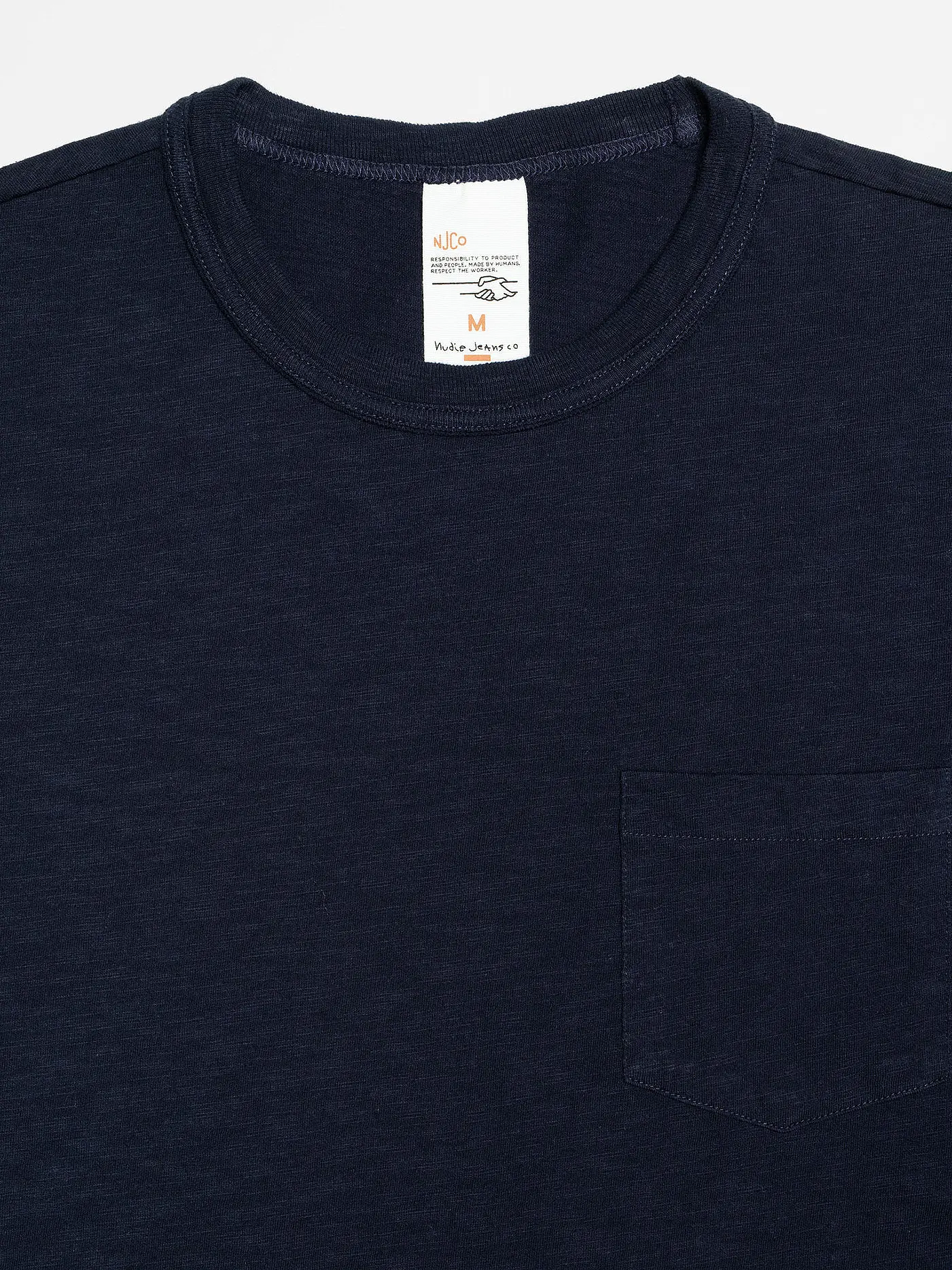 NUDIE JEANS | T-Shirt ROY | dunkelblau